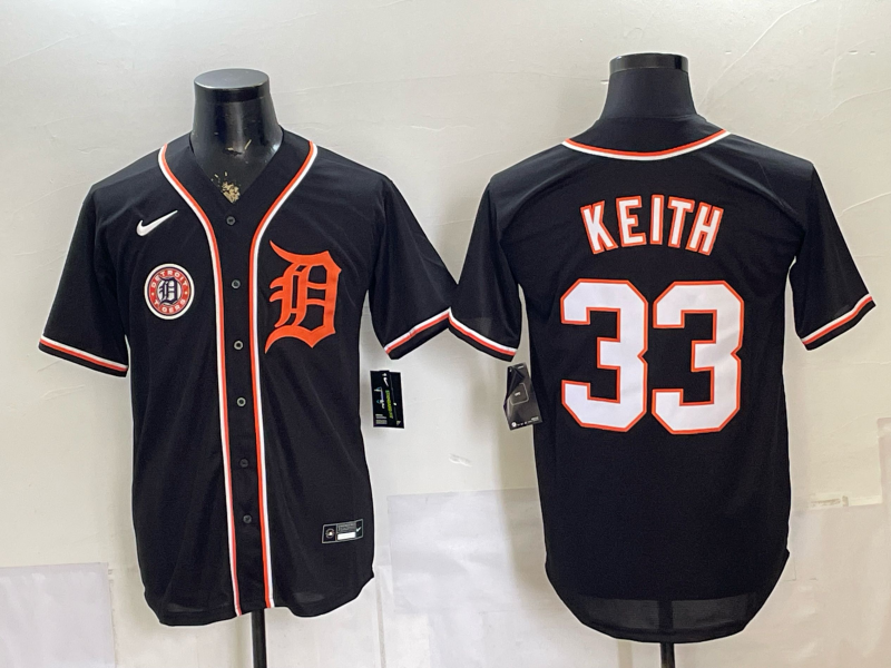 Men Detroit Tigers #33 Keith black Nike 2026 MLB Jersey 0621087